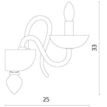Бра Divinare Pallada 6004/03 AP-2-5