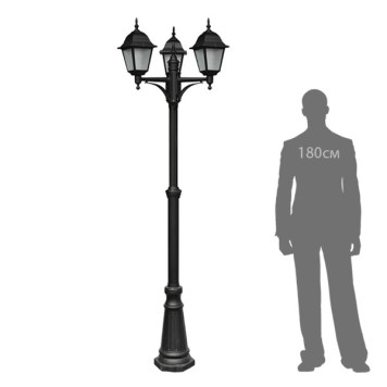 Уличный фонарь Arte Bremen A1017PA-3BK-2