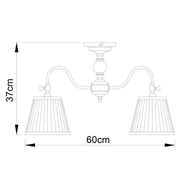 Светильник потолочный Arte Seville A1509PL-5PB-5