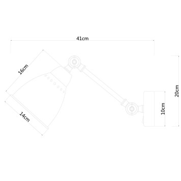 Бра Arte Braccio A2054AP-1SS-4