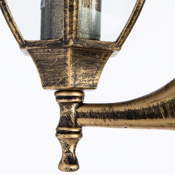 Уличный настенный светильник Arte Pegasus A3151AL-1BN - мятая коробка-3