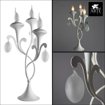 Лампа настольная Arte Montmartre A3239LT-3WH-2