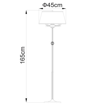 Торшер Arte Alice A3579PN-3AB-7