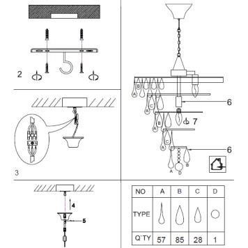 Спот Arte Costruttore A4300AP-1AB-5