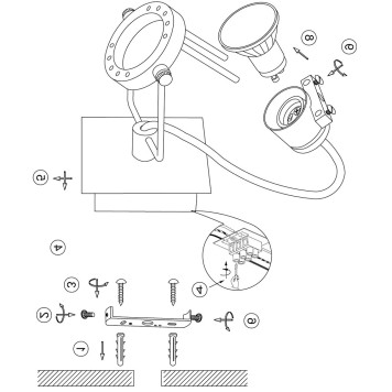 Спот Arte Costruttore A4300AP-1SS-4