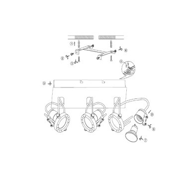 Спот Arte Costruttore A4300PL-3SS-4