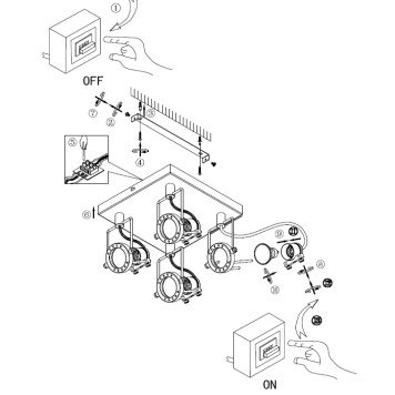 Спот Arte Costruttore A4300PL-4AB-5
