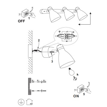 Спот Arte Mercoled A5049PL-3BK-4