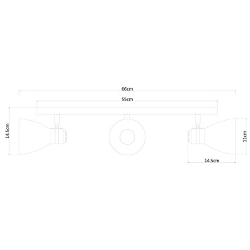 Спот Arte Mercoled A5049PL-3WH-3