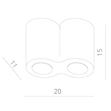 Светильник точечный Arte Falcon A5633PL-2BK-2
