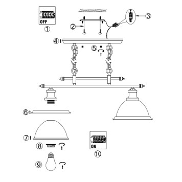 Люстра Arte Safari A6905LM-5AB-3