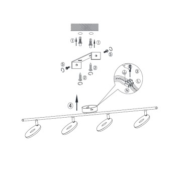 Спот Arte Ciambella A8972PL-4CC-3