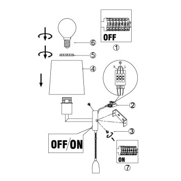 Бра Arte Hall A9246AP-2AB-5