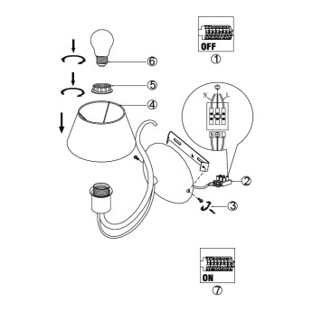 Бра Arte Orlean A9310AP-1WG-5