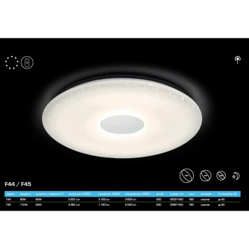 Светильник потолочный Ambrella Orbital Air F45 112W D580-1