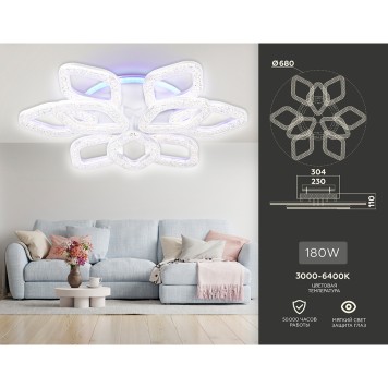 Светильник потолочный Ambrella Acrylica Original FA3929-1