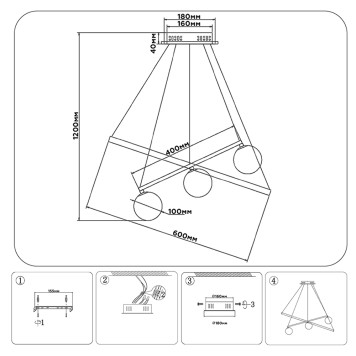 Люстра Ambrella Comfort Line FL66324-7