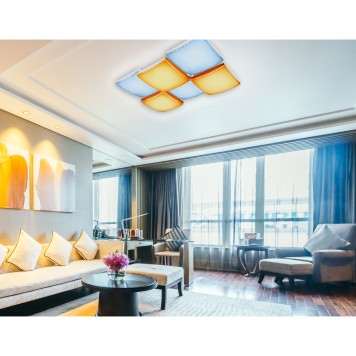 Светильник потолочный Ambrella Orbital Parus FP2326 WH 192W D720*480-11