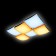 Светильник потолочный Ambrella Orbital Parus FP2326 WH 192W D720*480
