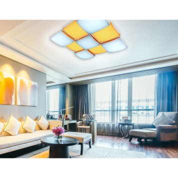 Светильник потолочный Ambrella Orbital Parus FP2329 WH 288W D720*720-11