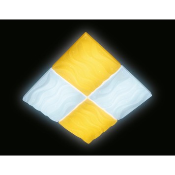 Светильник потолочный Ambrella Orbital Parus FP2381 WH 128W D500*500