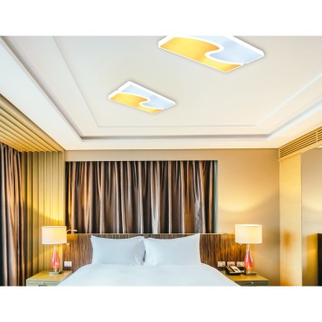 Светильник потолочный Ambrella Orbital Parus FP2402 WH/BK 180W D680*415-9