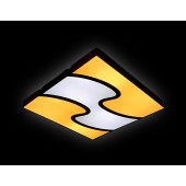 Светильник потолочный Ambrella Orbital Parus FP2403 WH/BK 288W D680*680