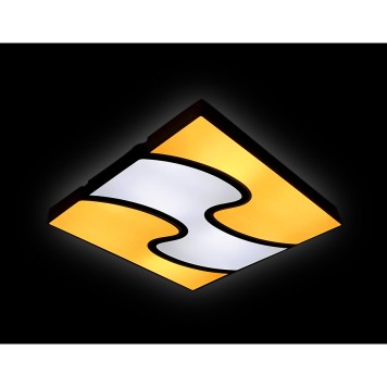 Светильник потолочный Ambrella Orbital Parus FP2403 WH/BK 288W D680*680