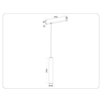 Трековый светильник Ambrella Magnetic 220V GL1432-5