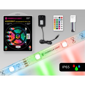 Комплект светодиодной ленты Ambrella LED Strip 12V RGB GS2501 Комплект светодиодной ленты Ambrella LED Strip 12V RGB GS2501