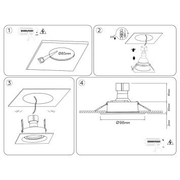 Светильник точечный Ambrella Techno Spot TN102756-7
