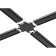 X-образный коннектор питания Aployt Magnetic Track 48 APL.0181.00.06