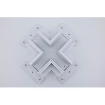 Соединитель X-образный Aployt Magnetic Track 220 APL.0285.10.04-2