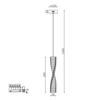 Люстра Aployt Olimp APL.045.06.10-1