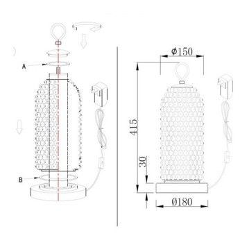 Лампа настольная Aployt Ozeynn APL.332.04.10-1