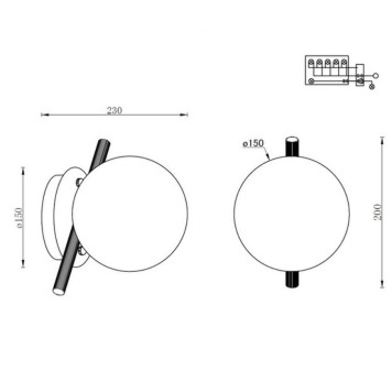 Бра Aployt Penelopa APL.643.01.01-1