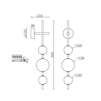 Бра Aployt Diego APL.645.01.15-11