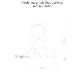 Лампа настольная Aployt Kosett APL.652.14.01-1