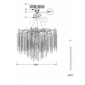 Люстра Aployt Paulina APL.848.13.13-1