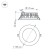 Светильник точечный Arlight LTD-105WH-FROST-9W Day White 110deg 021492