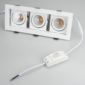 Светильник точечный Arlight CL-KARDAN-S260x102-3x9W White 024139-7