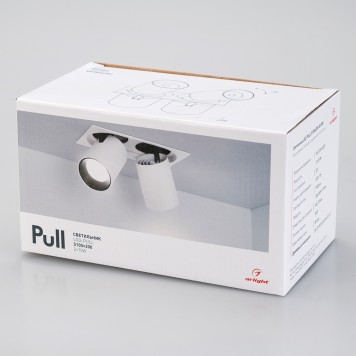 Светильник точечный Arlight LGD-PULL-S100x200-2x10W Warm3000 026194-5