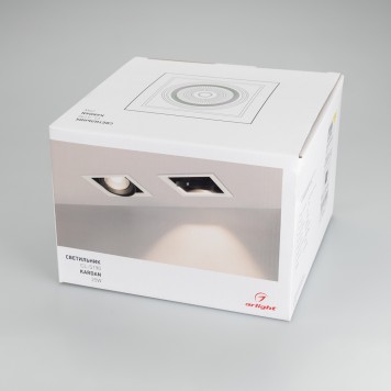 Светильник точечный Arlight CL-KARDAN-S190x190-25W White6000 026500-1