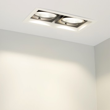 Светильник точечный Arlight CL-KARDAN-S283x152-2x25W Warm3000 028861-1