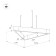 Люстра Arlight ALT-LINEAIR-TRIANGLE-FLAT-UPDOWN-DIM-1375-130W Day4000 032995