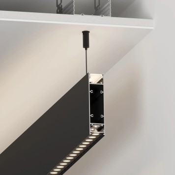 Профиль для светодиодной ленты Arlight SL-LINE-25100-DUAL-2500 BLACK 033735-5