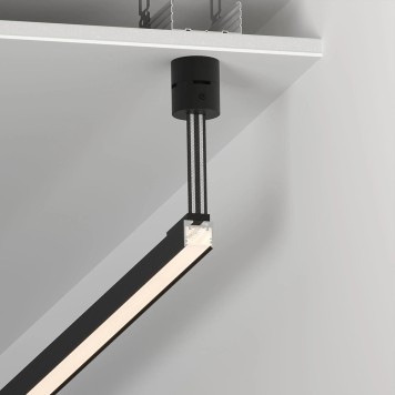 Профиль для светодиодной ленты Arlight SL-LINE-2522-2500 BLACK 033737-12