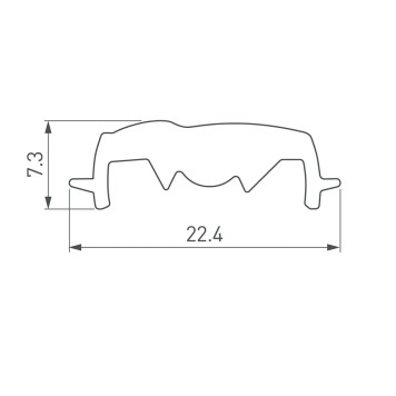 Экран Arlight SL-LINE-W20-2500 033746-1
