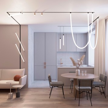 Трековый светильник Arlight MAG-ORIENT-TUBE-TURN-L900-30W Warm3000 036479-2