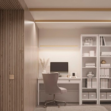 Профиль для светодиодной ленты Arlight SL-LINE-5050-LW-2000 ANOD GOLD 039982-1